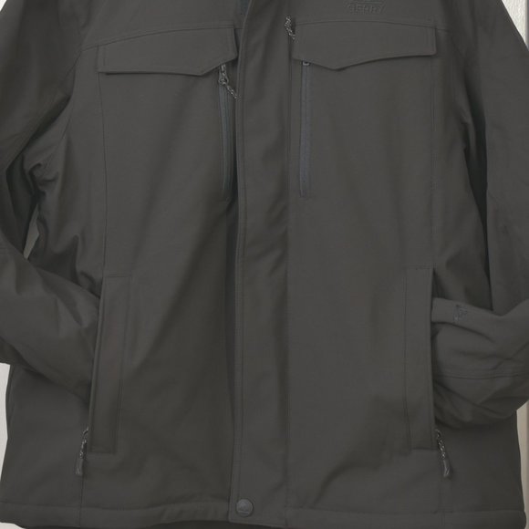 Gerry Men's Hooded Nimbus Tech Jacket Black - Picture 3 of 9